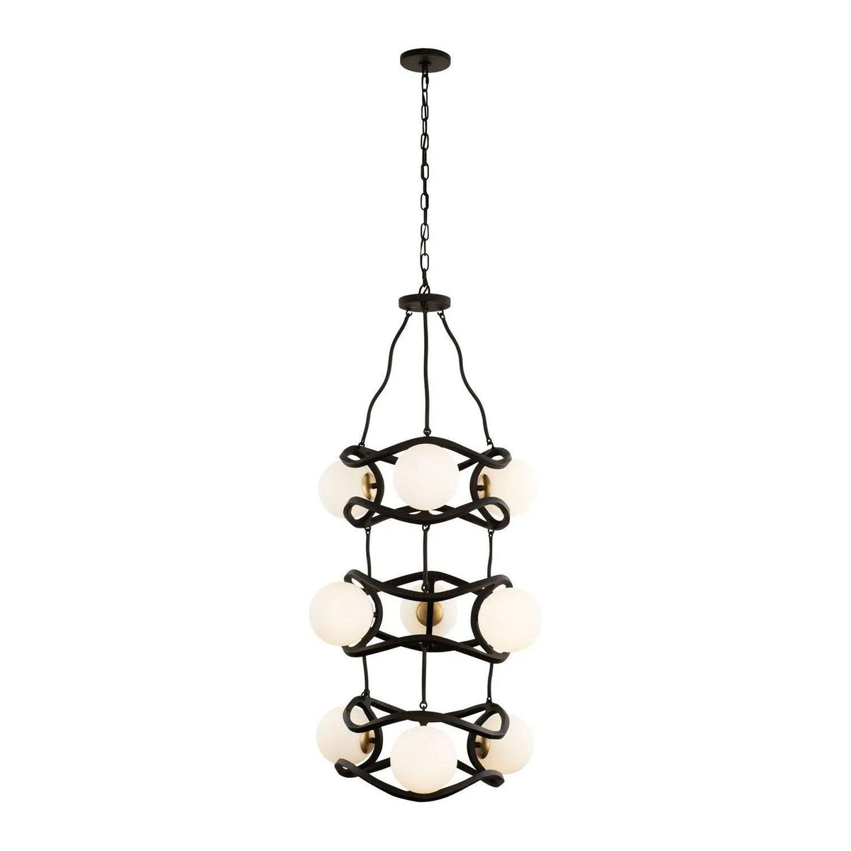 Varaluz - Black Betty Foyer Pendant - 374F09CBFG | Montreal Lighting & Hardware