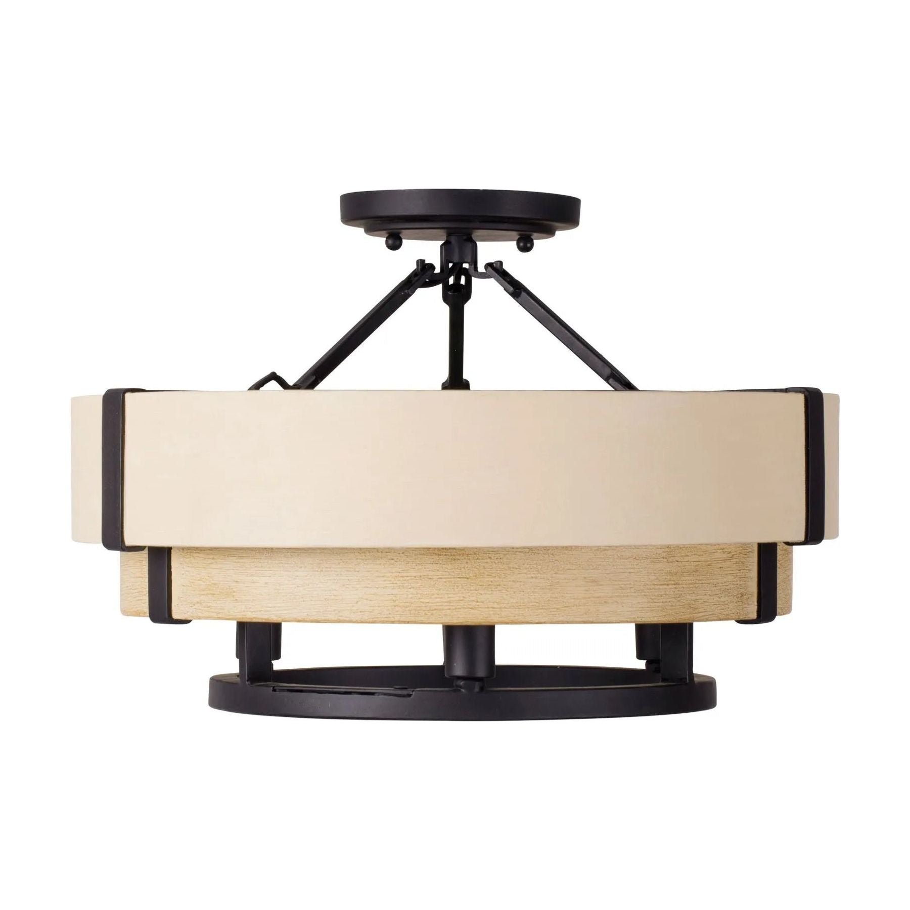 Varaluz - Blonde Moment Semi-Flush Mount - 389S03MBHN | Montreal Lighting & Hardware