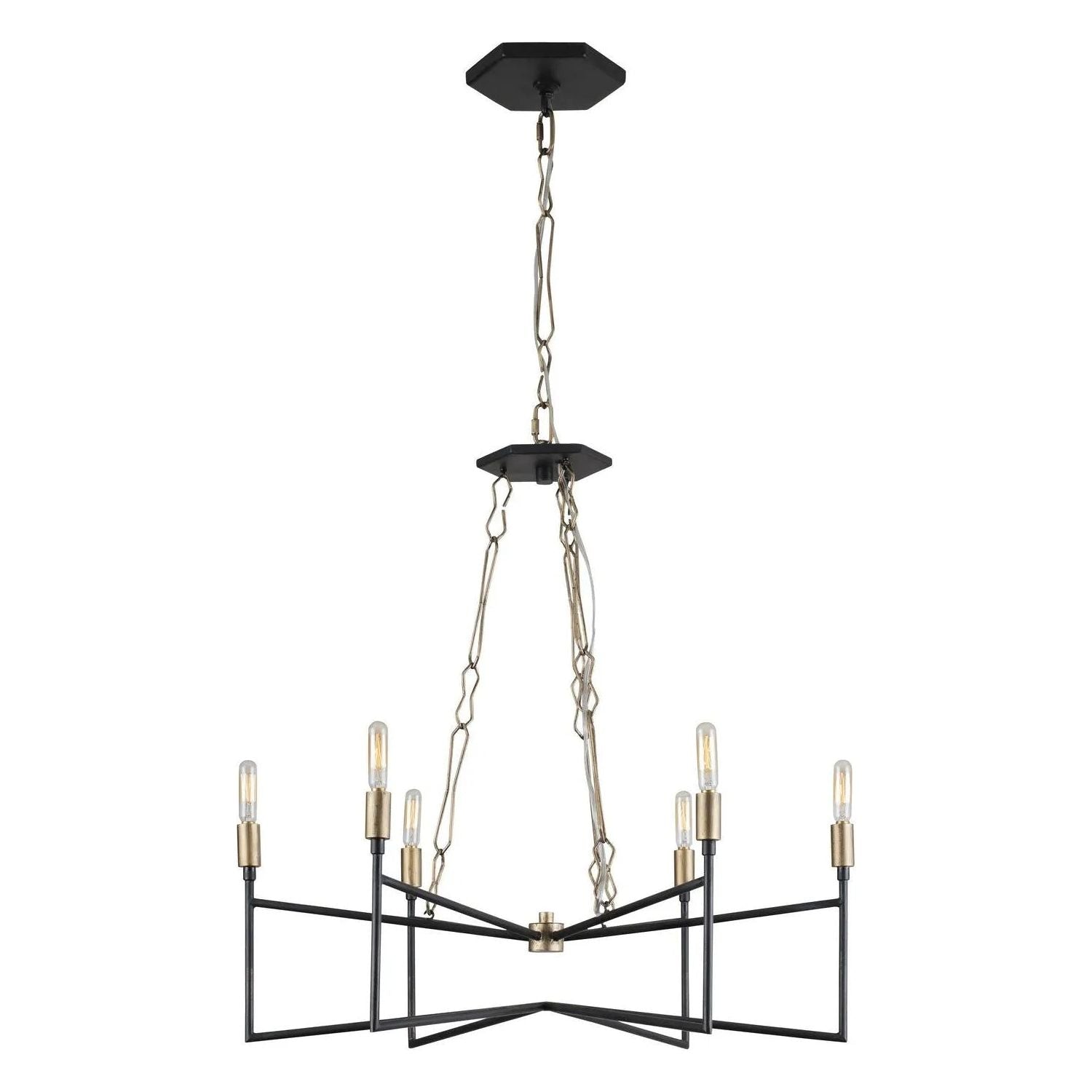 Varaluz - Bodie Chandelier - 314C06HGCB | Montreal Lighting & Hardware