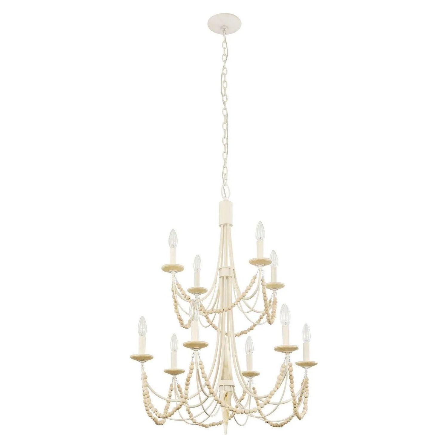 Varaluz - Brentwood 2-Tier Chandelier - 350C10CW | Montreal Lighting & Hardware