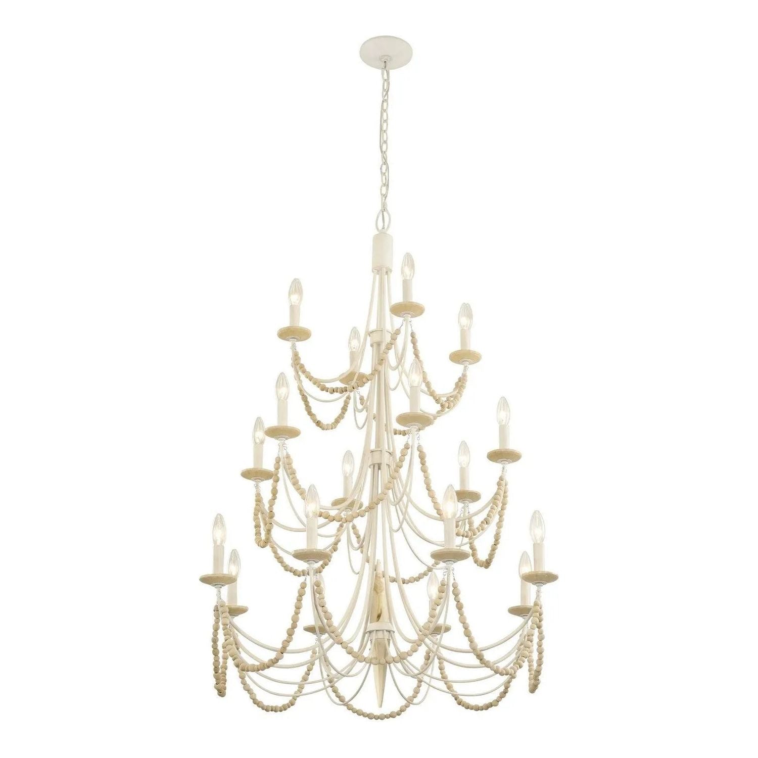 Varaluz - Brentwood 3-Tier Chandelier - 350C18CW | Montreal Lighting & Hardware