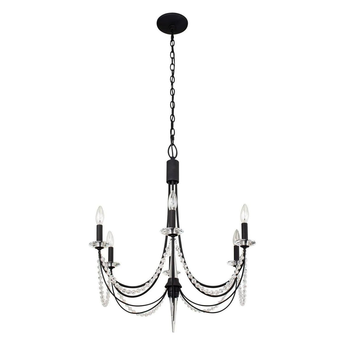 Varaluz - Brentwood Chandelier - 350C06CB | Montreal Lighting & Hardware