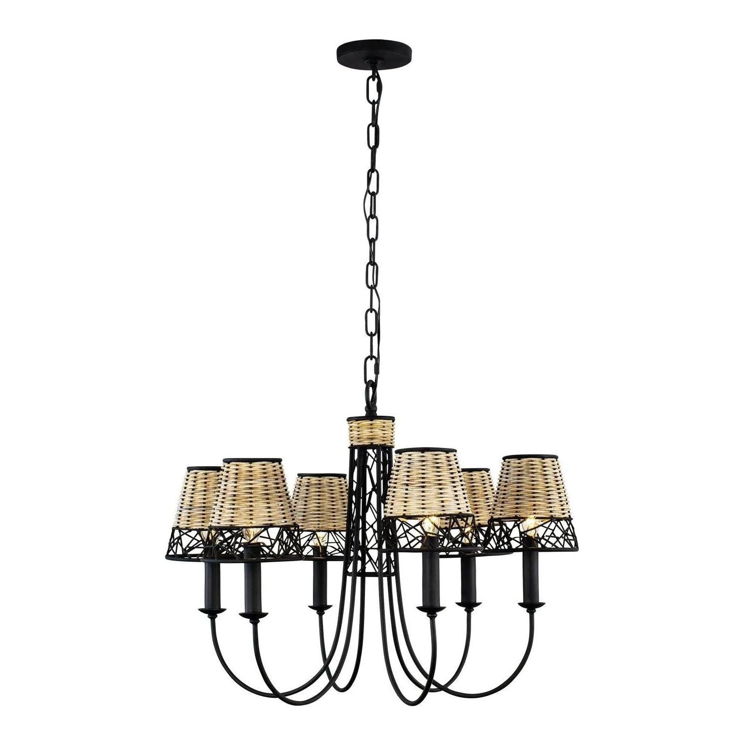 Varaluz - Cayman Chandelier - 362C06BL | Montreal Lighting & Hardware