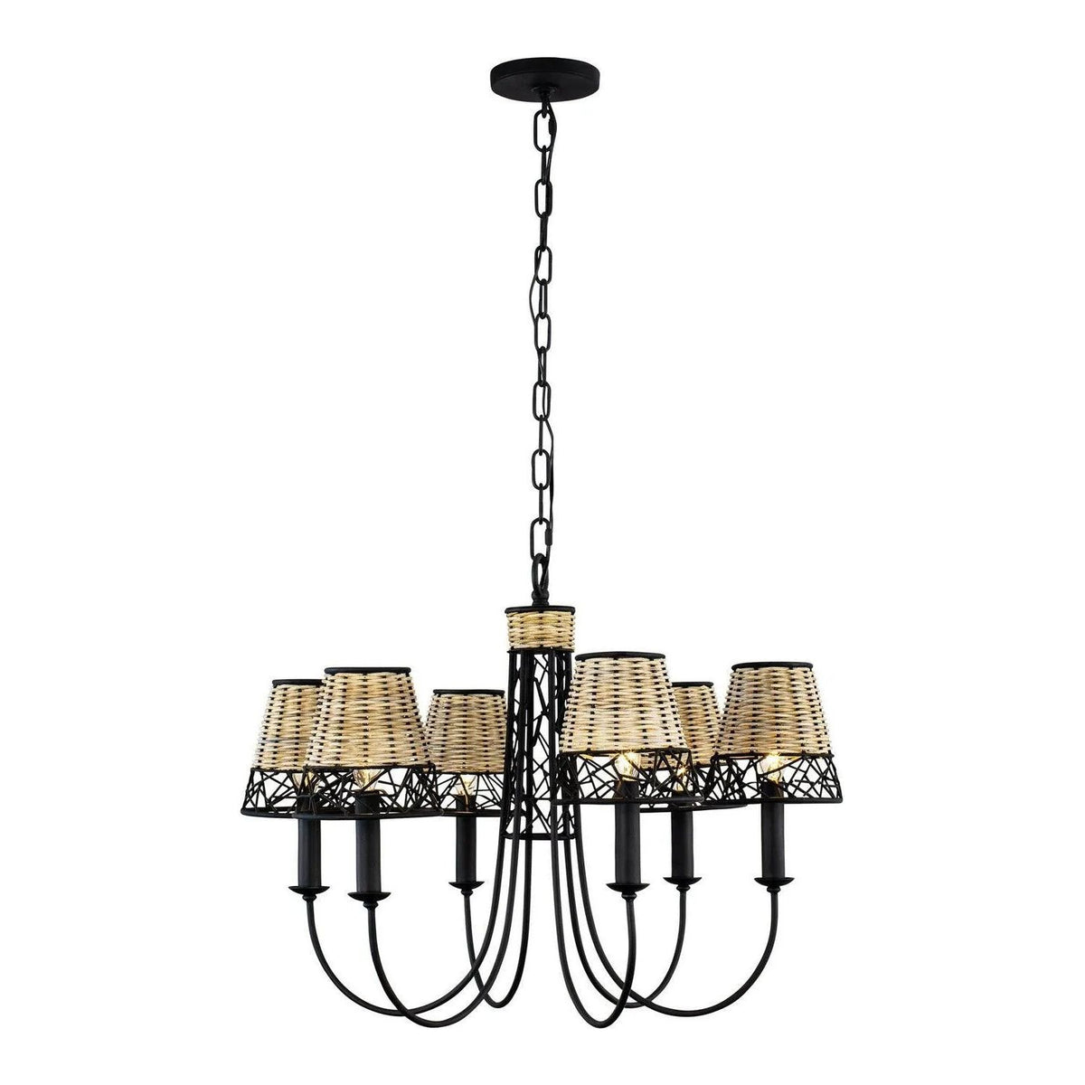 Varaluz - Cayman Chandelier - 362C06BL | Montreal Lighting & Hardware