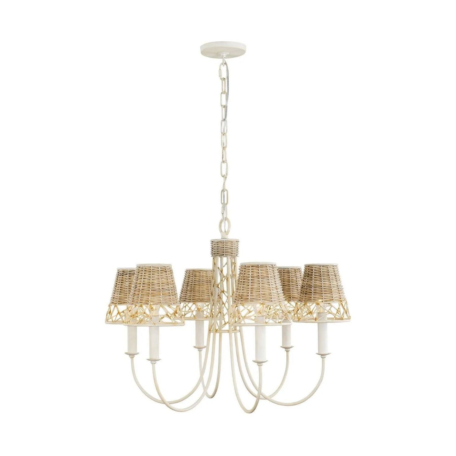 Varaluz - Cayman Chandelier - 362C06CW | Montreal Lighting & Hardware