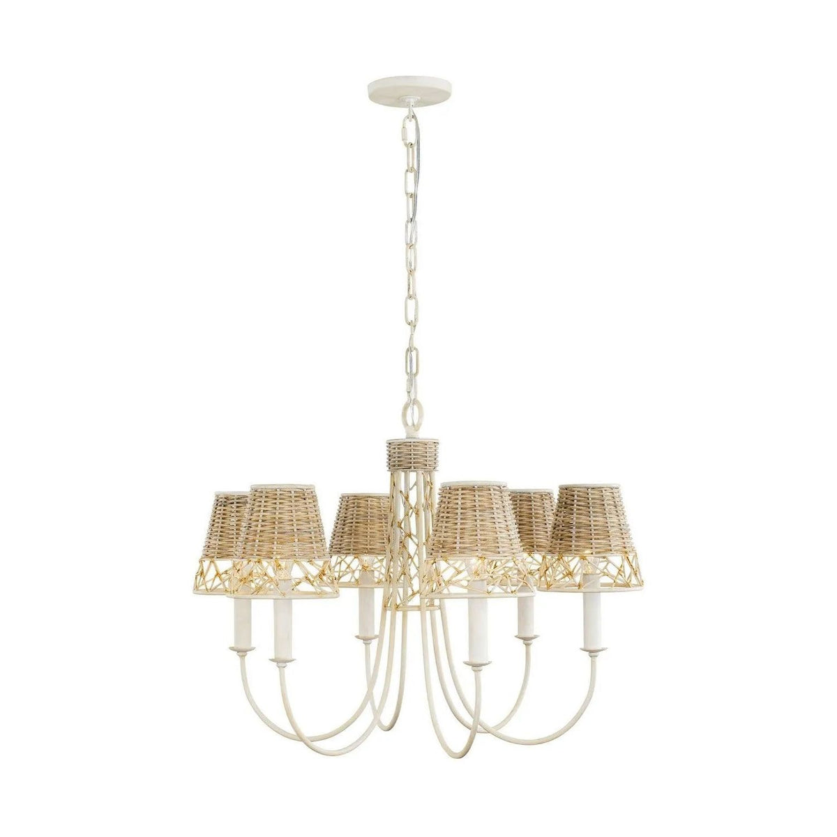 Varaluz - Cayman Chandelier - 362C06CW | Montreal Lighting & Hardware