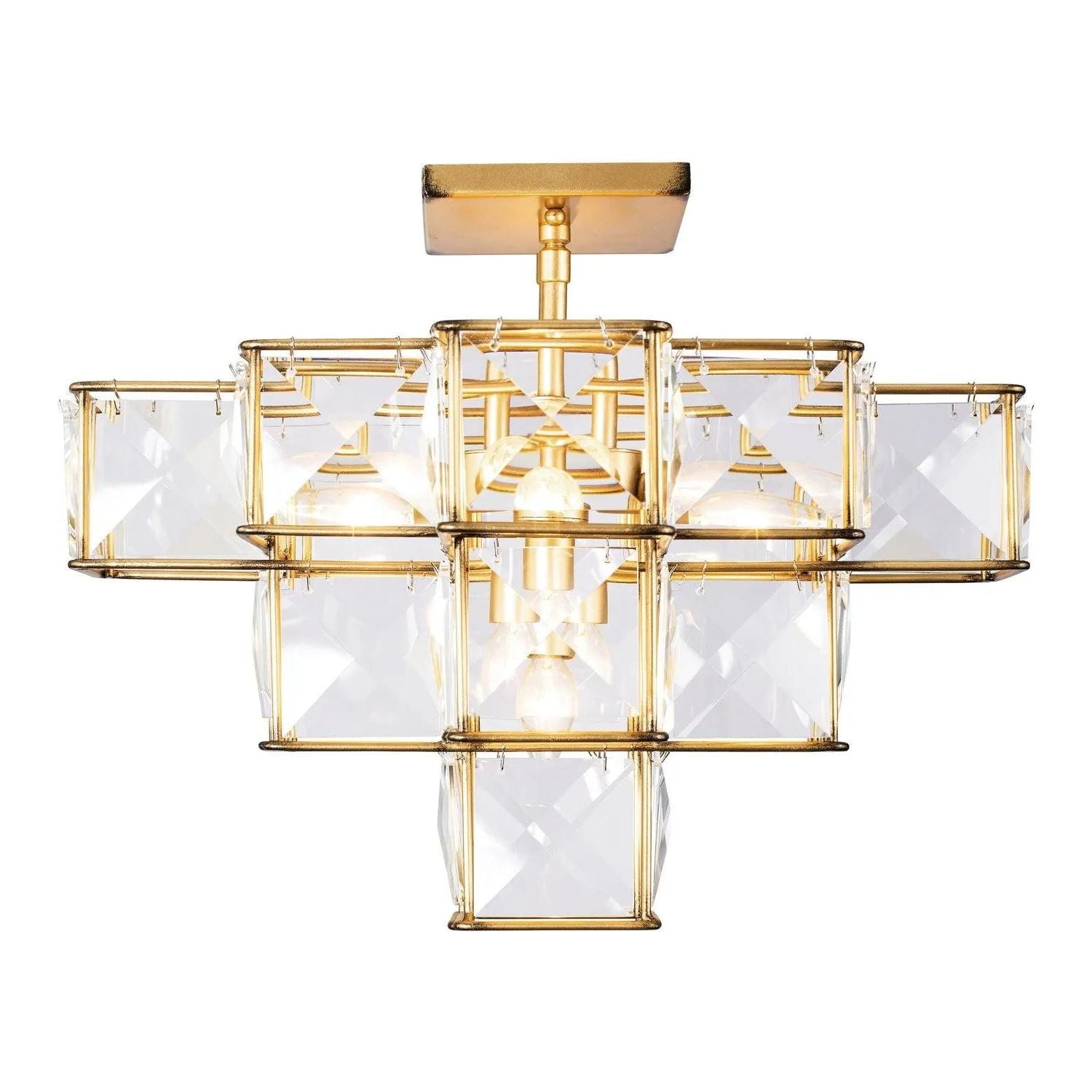 Varaluz - Cubic Ceiling Fixture - 329S05CG | Montreal Lighting & Hardware