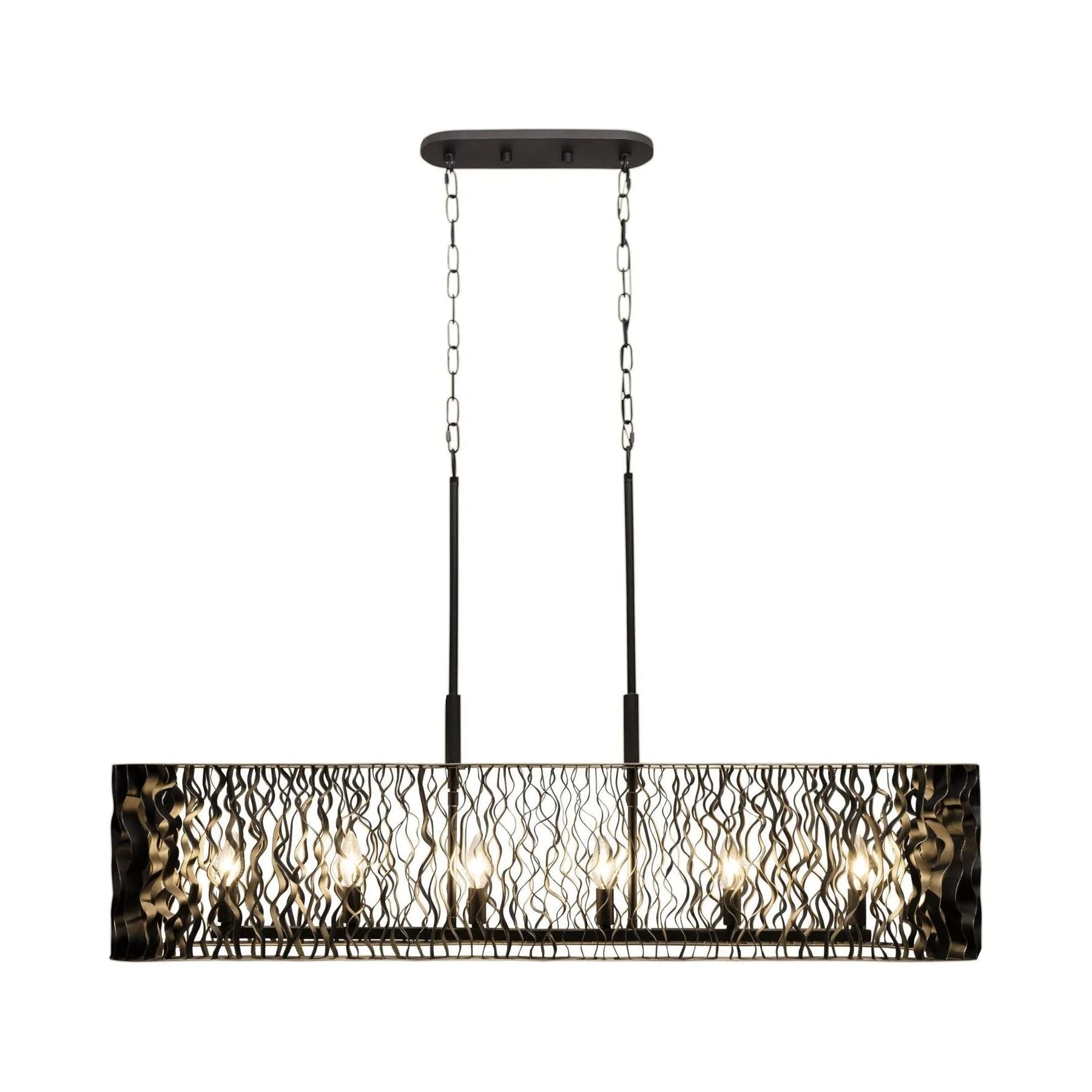 Varaluz - Estela Linear Pendant - 380N06MBFG | Montreal Lighting & Hardware