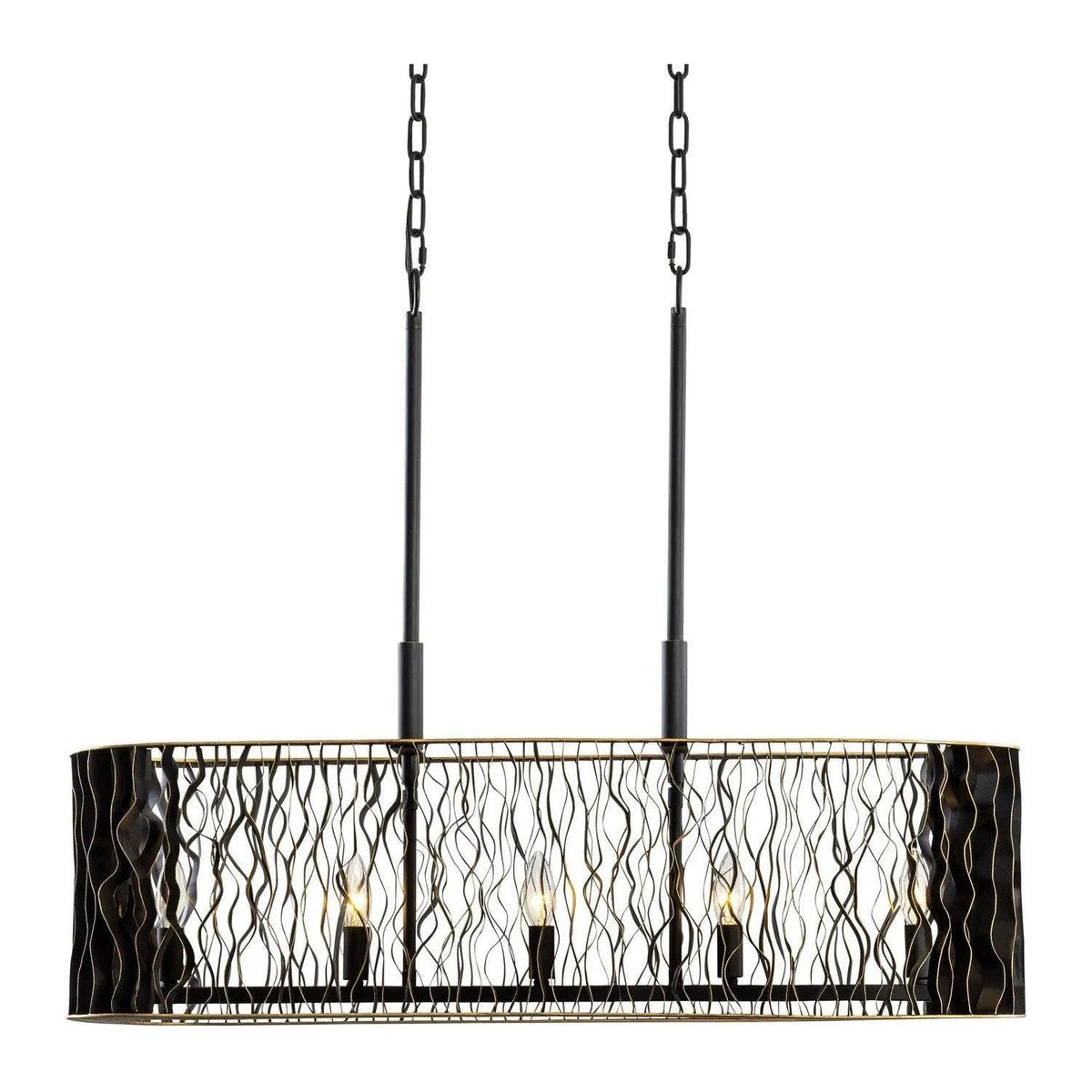 Varaluz - Estela Linear Pendant - 380N06MBFG | Montreal Lighting & Hardware