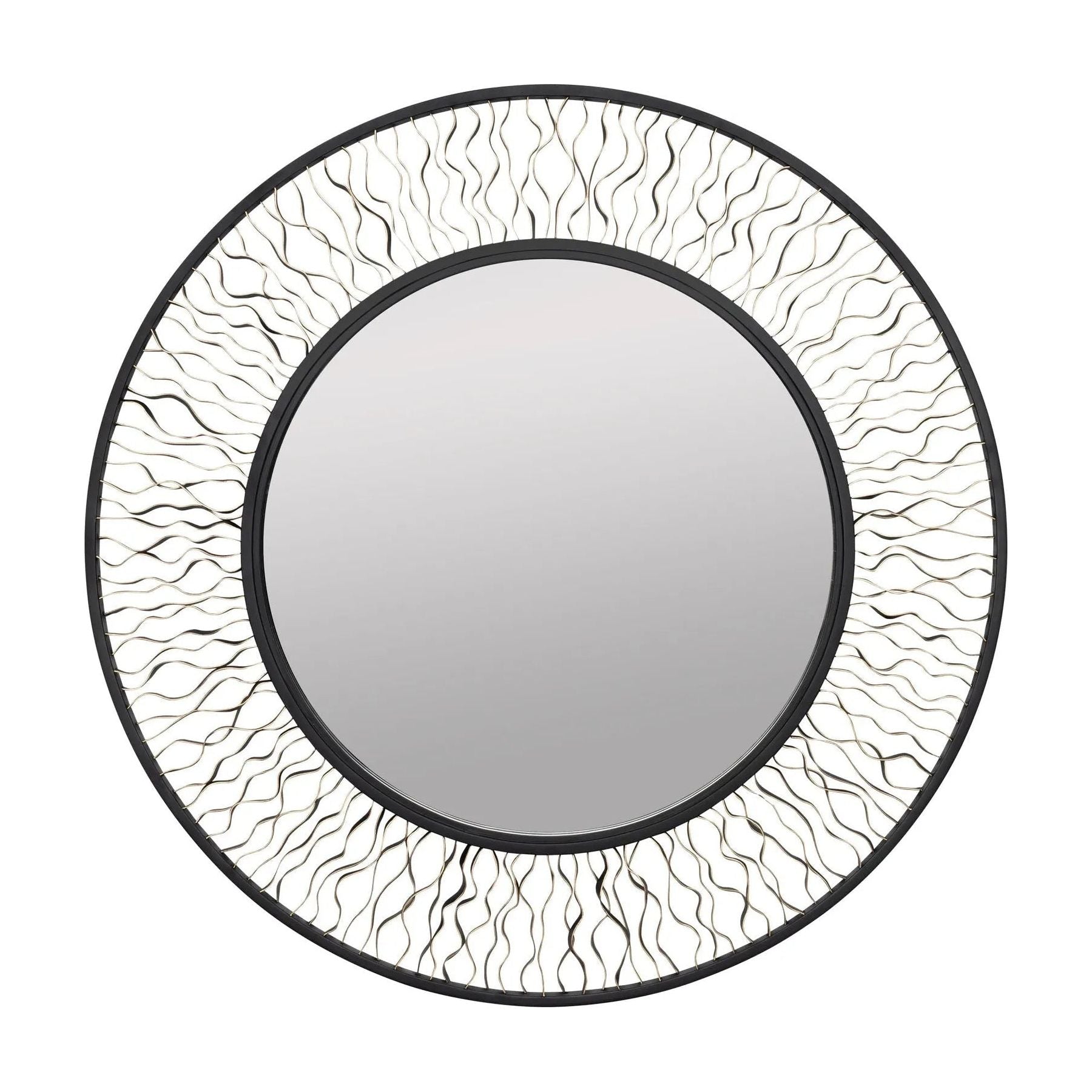 Varaluz - Estela Round Mirror - 380MI30AMBFG | Montreal Lighting & Hardware