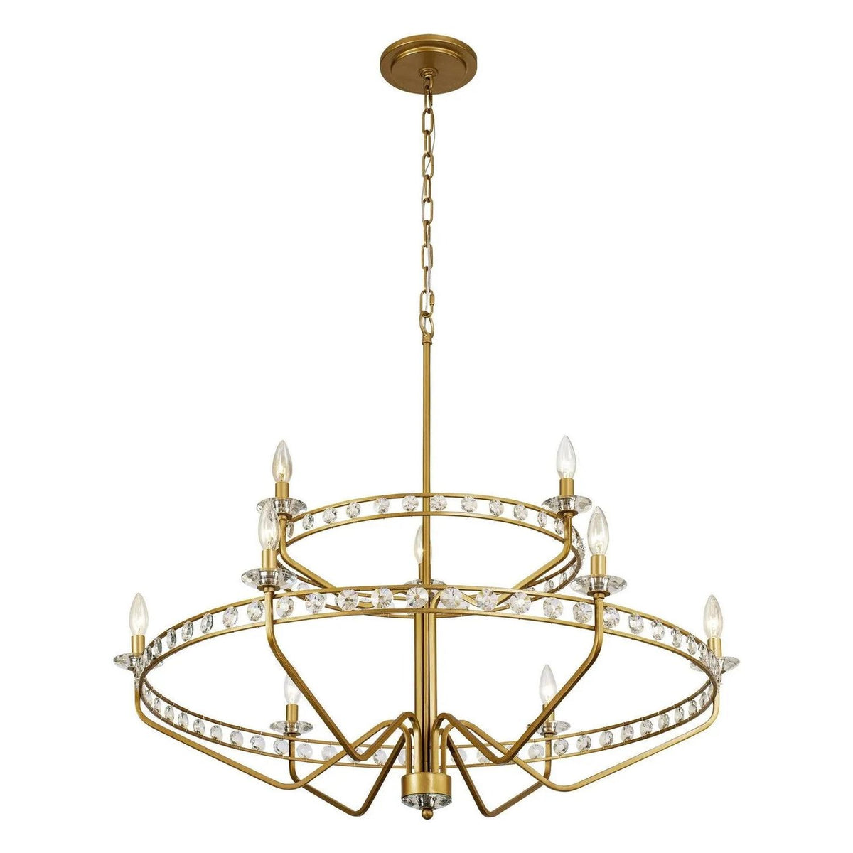 Varaluz - Monroe Chandelier - 363C09AG | Montreal Lighting & Hardware