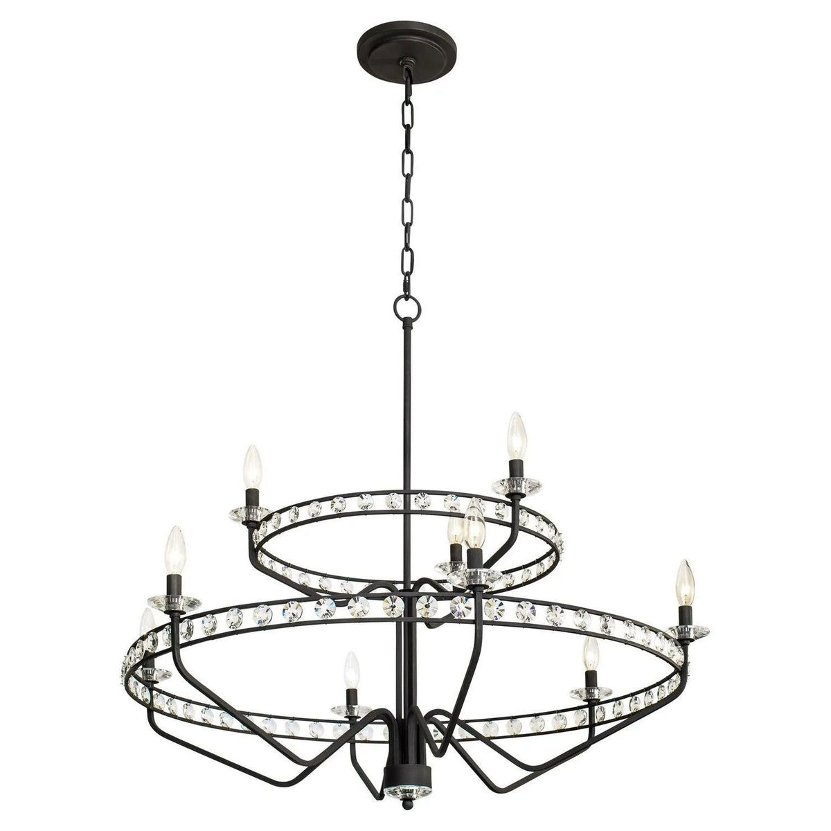 Varaluz - Monroe Chandelier - 363C09CB | Montreal Lighting & Hardware