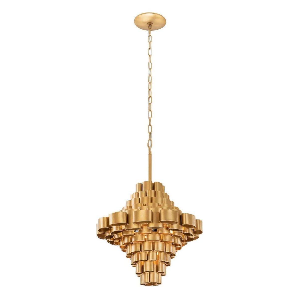 Varaluz - Totally Tubular Foyer Pendant - 369F05AGCB | Montreal Lighting & Hardware