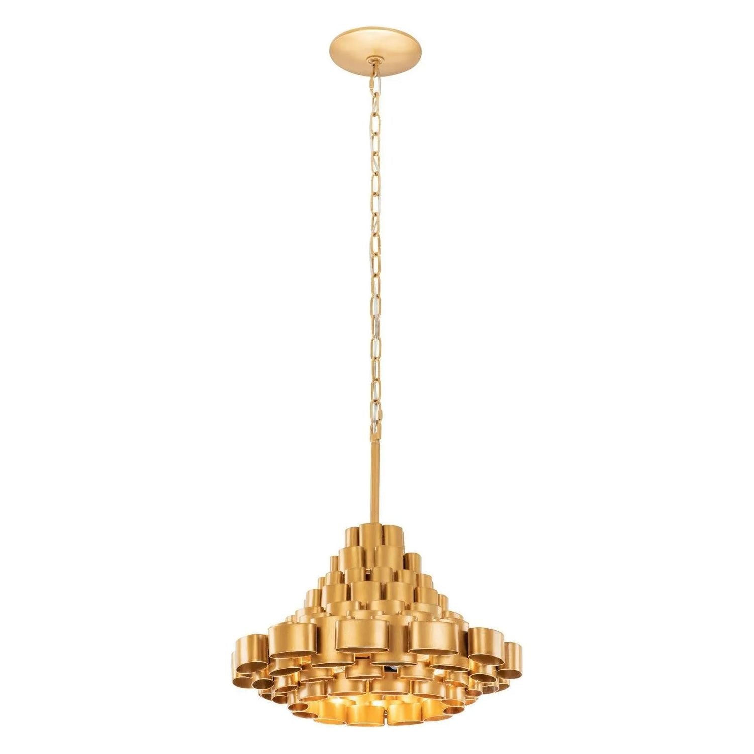 Varaluz - Totally Tubular Pendant - 369P04AGCB | Montreal Lighting & Hardware