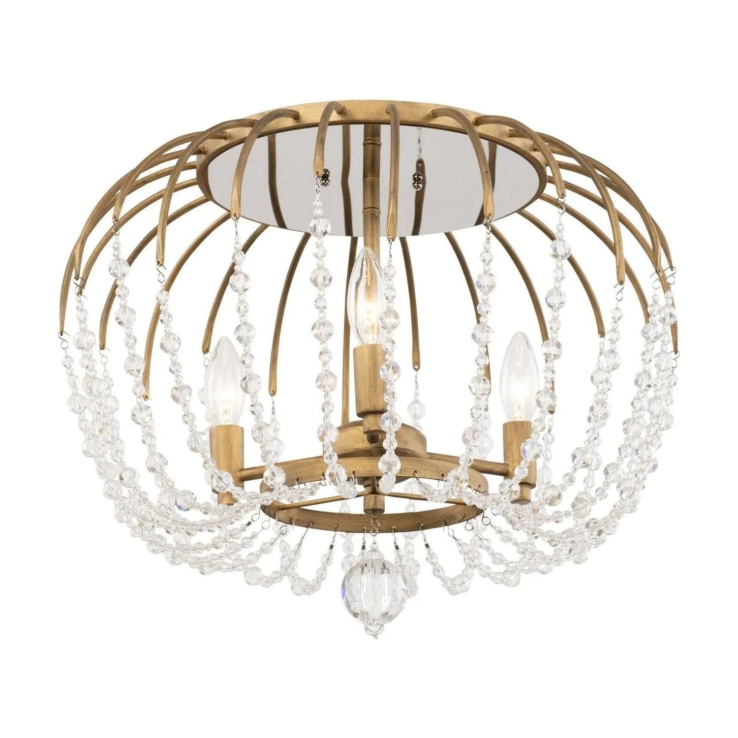 Varaluz - Voliere Semi-Flush Mount - 343S03HG | Montreal Lighting & Hardware