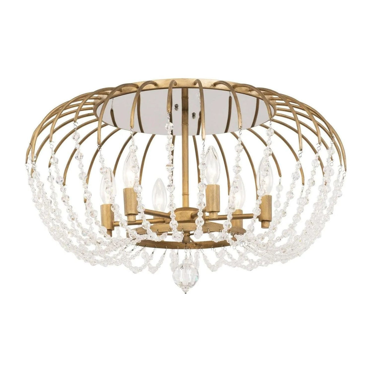 Varaluz - Voliere Semi-Flush Mount - 343S06HG | Montreal Lighting & Hardware