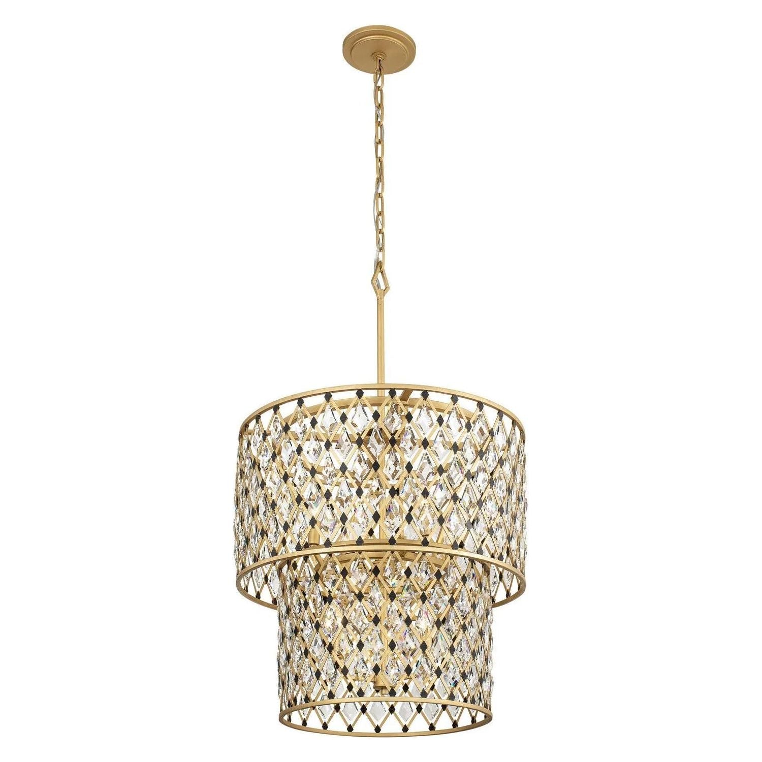 Varaluz - Windsor Chandelier - 345C07FGMB | Montreal Lighting & Hardware