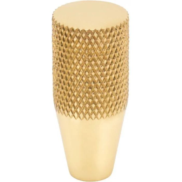 Vesta Fine Hardware - Beliza Conical Knurled Knob - V7404PB | Montreal Lighting & Hardware