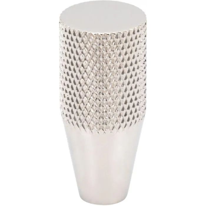 Vesta Fine Hardware - Beliza Conical Knurled Knob - V7404PN | Montreal Lighting & Hardware