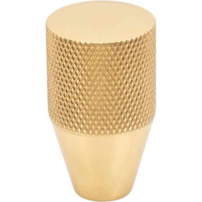 Vesta Fine Hardware - Beliza Conical Knurled Knob - V7405PB | Montreal Lighting & Hardware