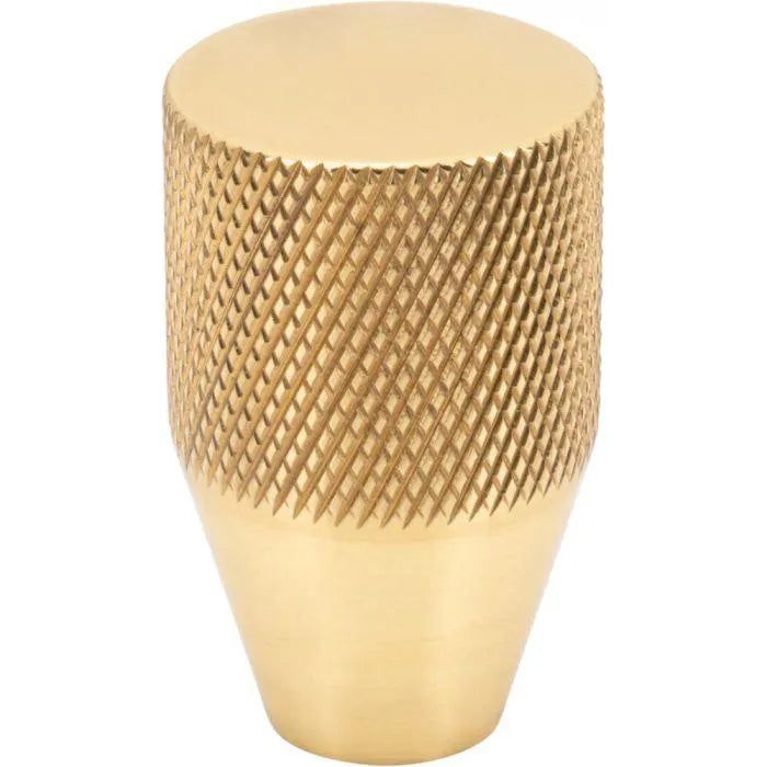 Vesta Fine Hardware - Beliza Conical Knurled Knob - V7406PB | Montreal Lighting & Hardware