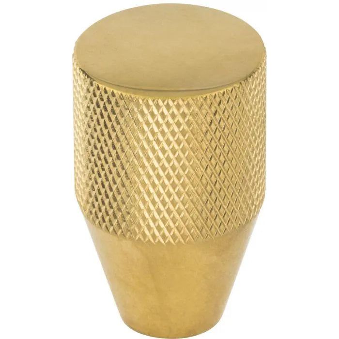 Vesta Fine Hardware - Beliza Conical Knurled Knob - V7406ULB | Montreal Lighting & Hardware