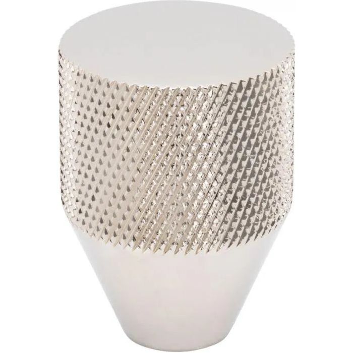 Vesta Fine Hardware - Beliza Conical Knurled Knob - V7407PN | Montreal Lighting & Hardware