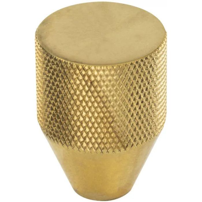 Vesta Fine Hardware - Beliza Conical Knurled Knob - V7407ULB | Montreal Lighting & Hardware