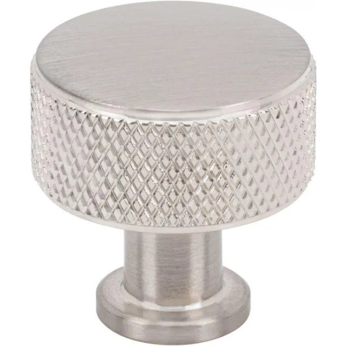 Vesta Fine Hardware - Beliza Cylinder Knurled Knob - V7400BSN | Montreal Lighting & Hardware