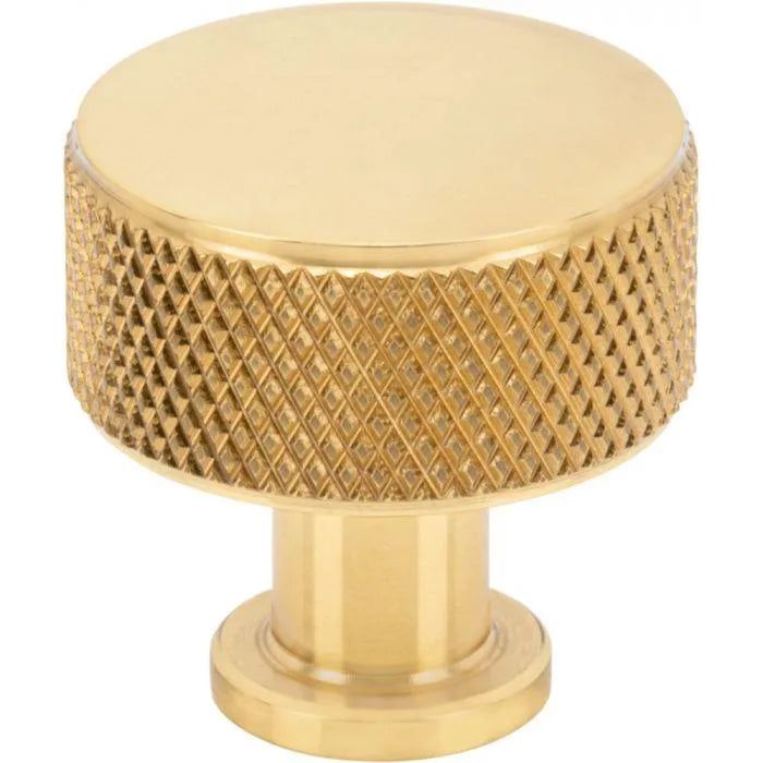 Vesta Fine Hardware - Beliza Cylinder Knurled Knob - V7400PB | Montreal Lighting & Hardware