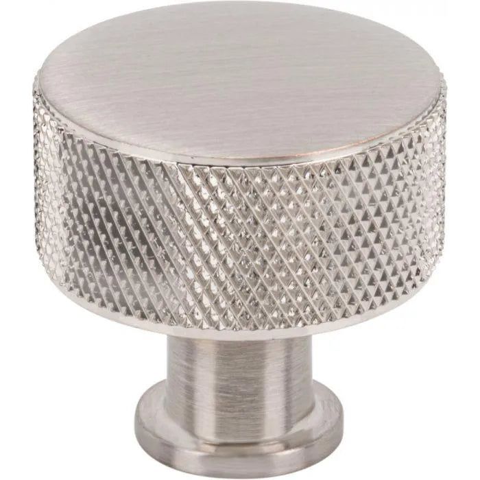 Vesta Fine Hardware - Beliza Cylinder Knurled Knob - V7402BSN | Montreal Lighting & Hardware