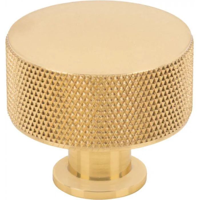 Vesta Fine Hardware - Beliza Cylinder Knurled Knob - V7403PB | Montreal Lighting & Hardware