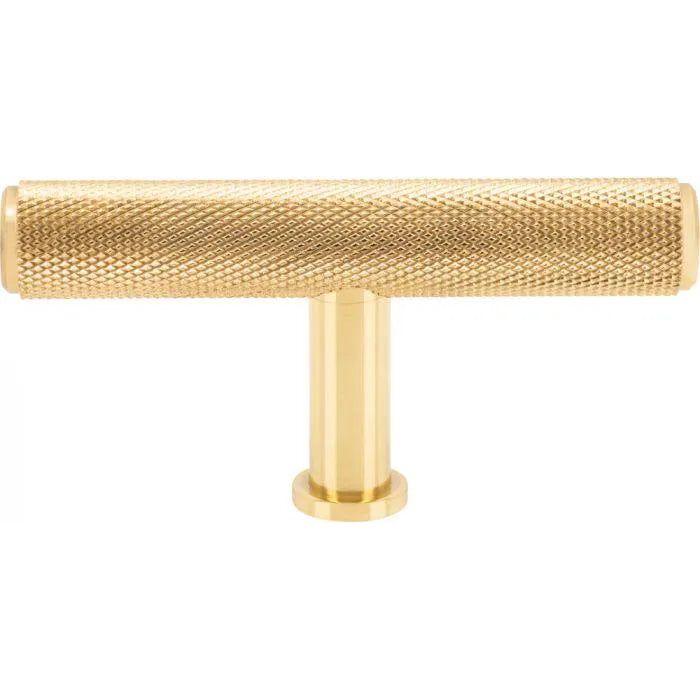 Vesta Fine Hardware - Beliza Knurled T Knob - V7408PB | Montreal Lighting & Hardware