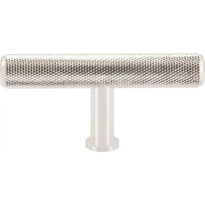 Vesta Fine Hardware - Beliza Knurled T Knob - V7408PN | Montreal Lighting & Hardware