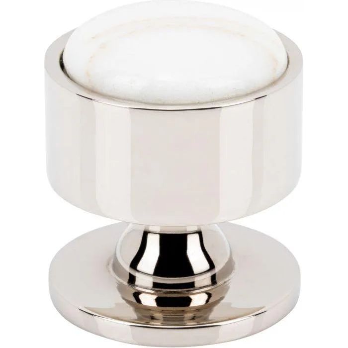 Vesta Fine Hardware - Firesky Calacatta Gold Knob - V7556PN | Montreal Lighting & Hardware