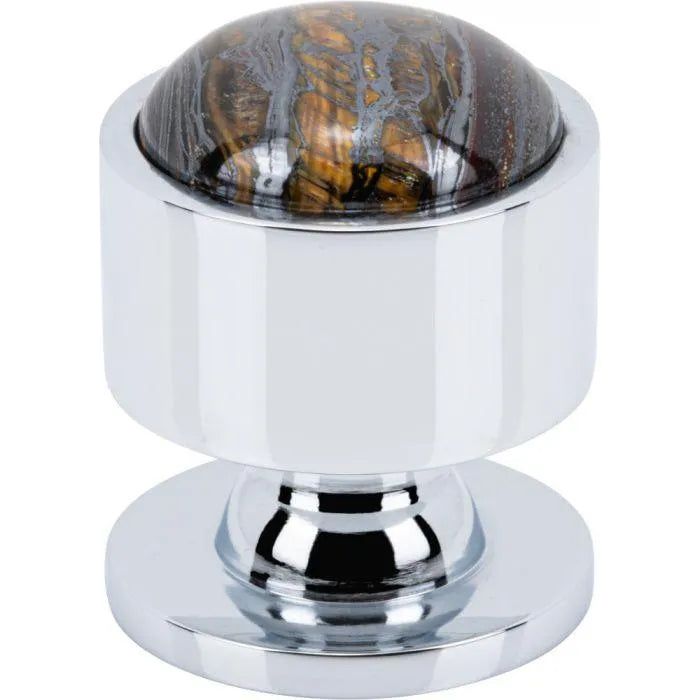 Vesta Fine Hardware - Firesky Iron Tiger Eye Knob - V7561PC | Montreal Lighting & Hardware