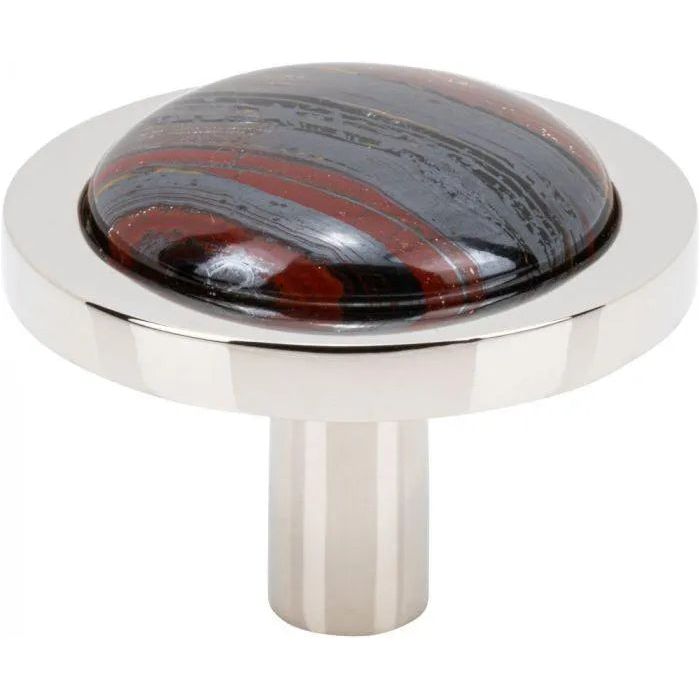 Vesta Fine Hardware - Firesky Iron Tiger Eye Knob - V7581PN | Montreal Lighting & Hardware