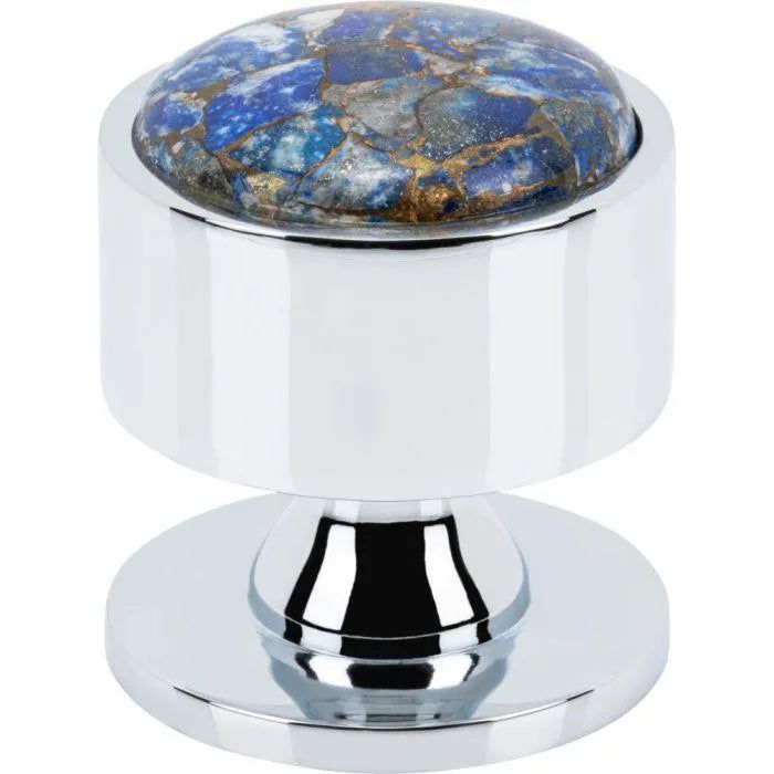 Vesta Fine Hardware - Firesky Mohave Lapis Knob - V7550PC | Montreal Lighting & Hardware