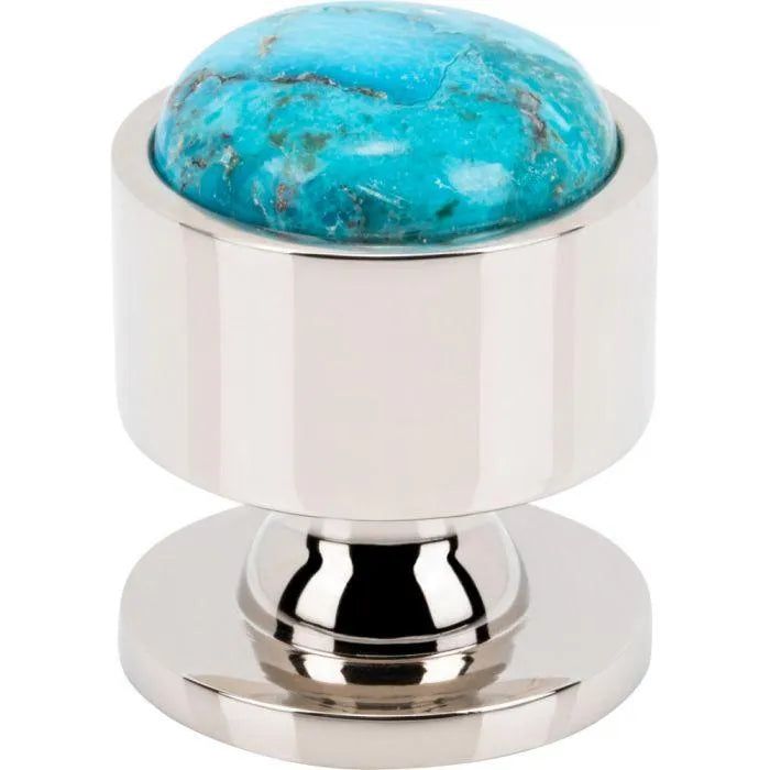 Vesta Fine Hardware - Firesky Mohave Turquoise Knob - V7564PN | Montreal Lighting & Hardware