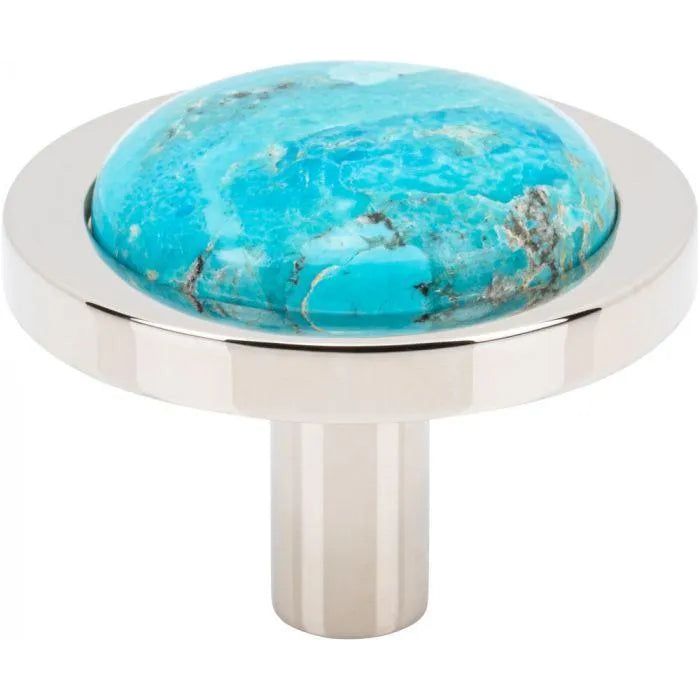 Vesta Fine Hardware - Firesky Mohave Turquoise Knob - V7584PN | Montreal Lighting & Hardware