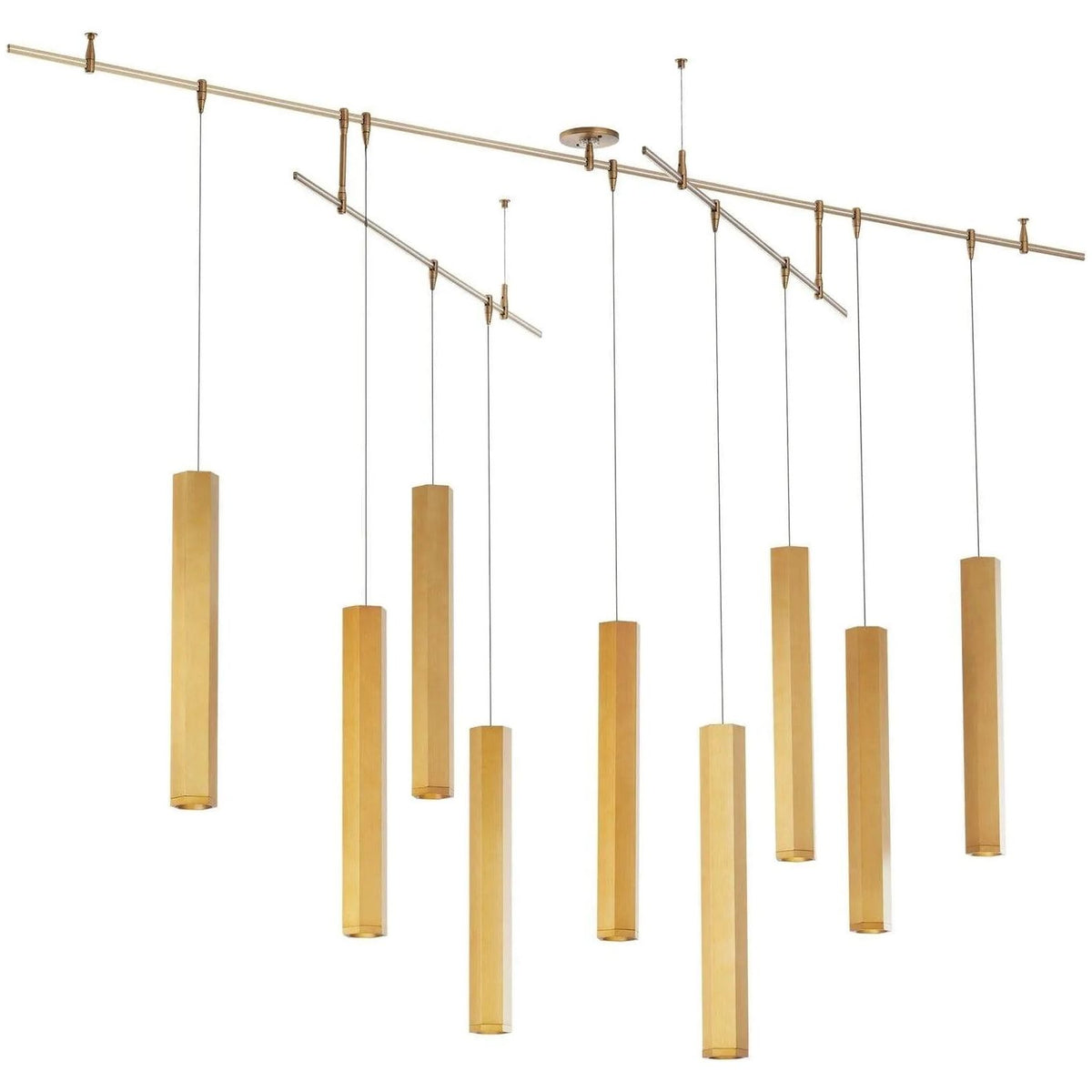 Visual Comfort Modern Collection - Blok LED Chandelier - 700BLKL9R-LED930R | Montreal Lighting & Hardware