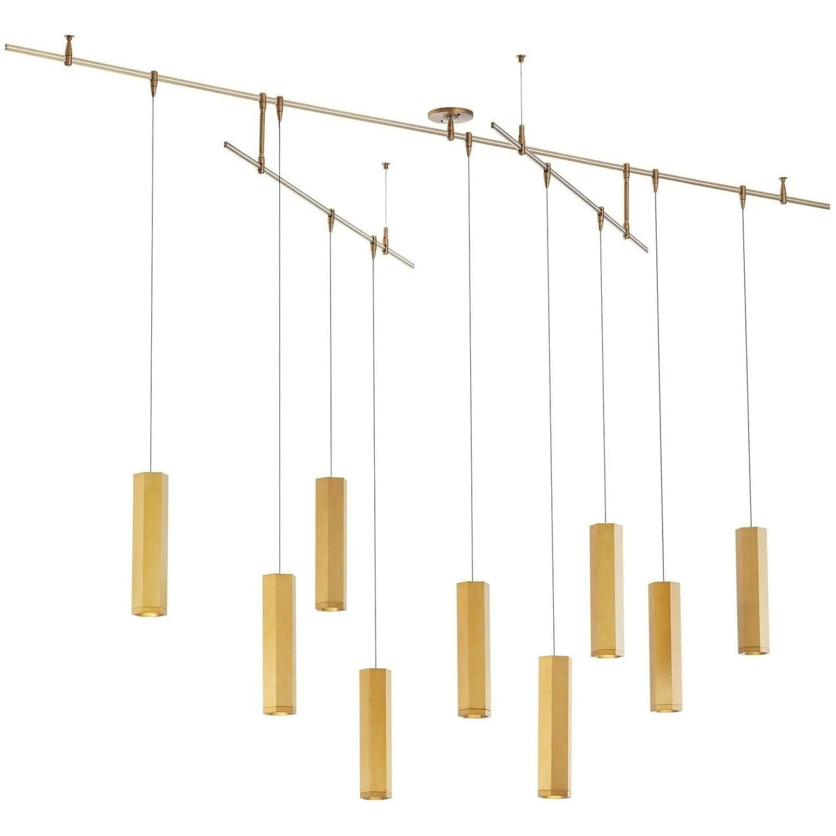 Visual Comfort Modern Collection - Blok LED Chandelier - 700BLKS9R-LED930R | Montreal Lighting & Hardware