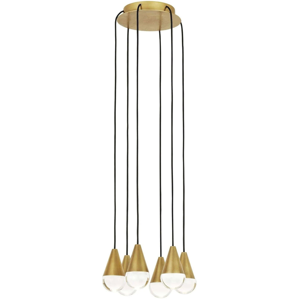 Visual Comfort Modern Collection - Cupola LED Chandelier - 700TRSPCPA6RNB-LED930 | Montreal Lighting & Hardware