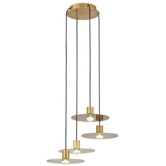 Visual Comfort Modern Collection - Eaves LED Chandelier - 700TRSPEVS18TB-LED930120 | Montreal Lighting & Hardware