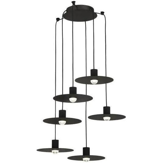 Visual Comfort Modern Collection - Eaves LED Chandelier - 700TRSPEVS18TB-LED930120 | Montreal Lighting & Hardware