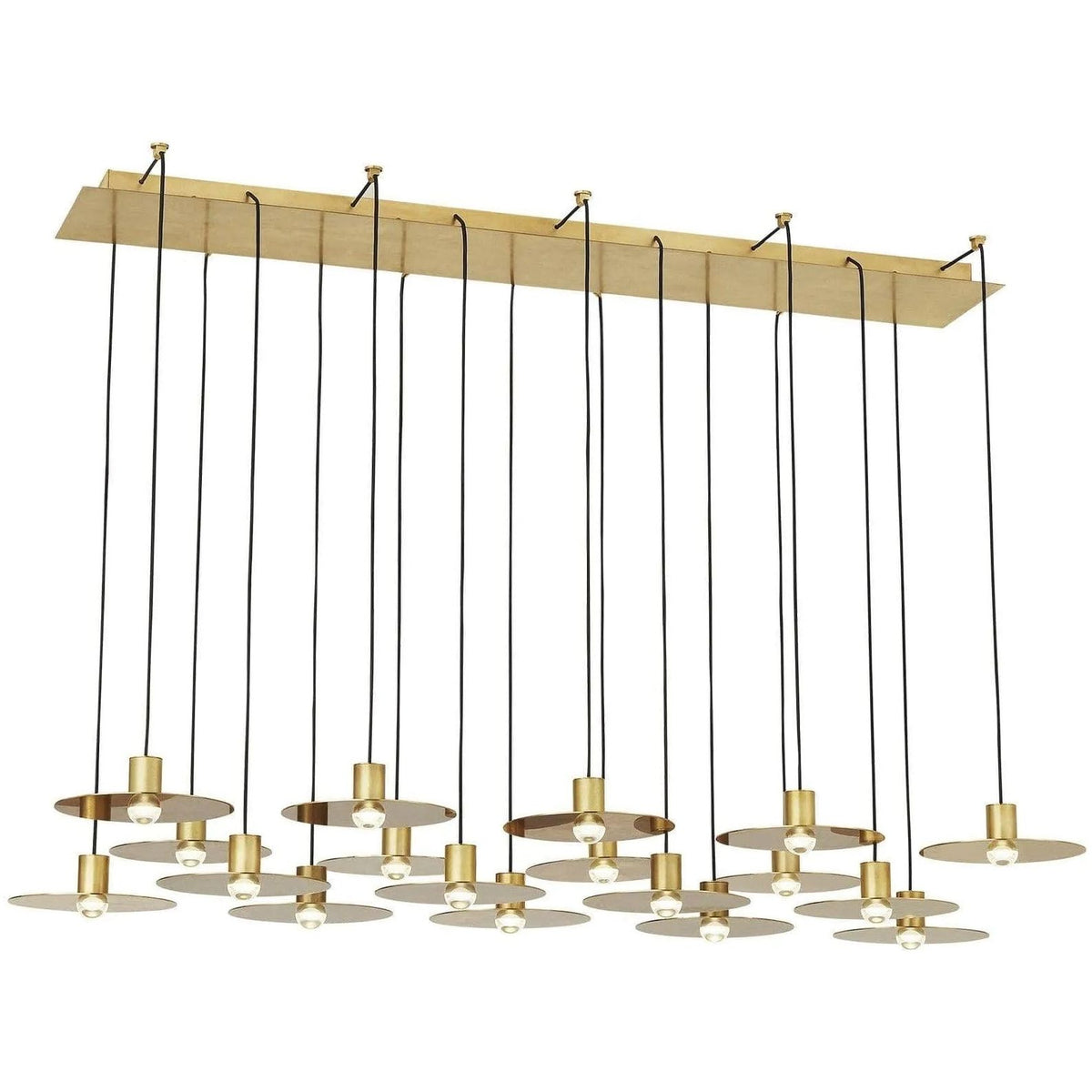 Visual Comfort Modern Collection - Eaves LED Chandelier - 700TRSPEVS18TNB-LED930120 | Montreal Lighting & Hardware