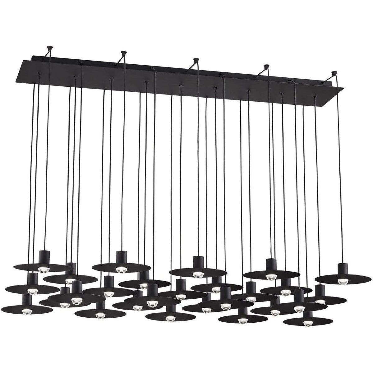 Visual Comfort Modern Collection - Eaves LED Chandelier - 700TRSPEVS27TB-LED930120 | Montreal Lighting & Hardware