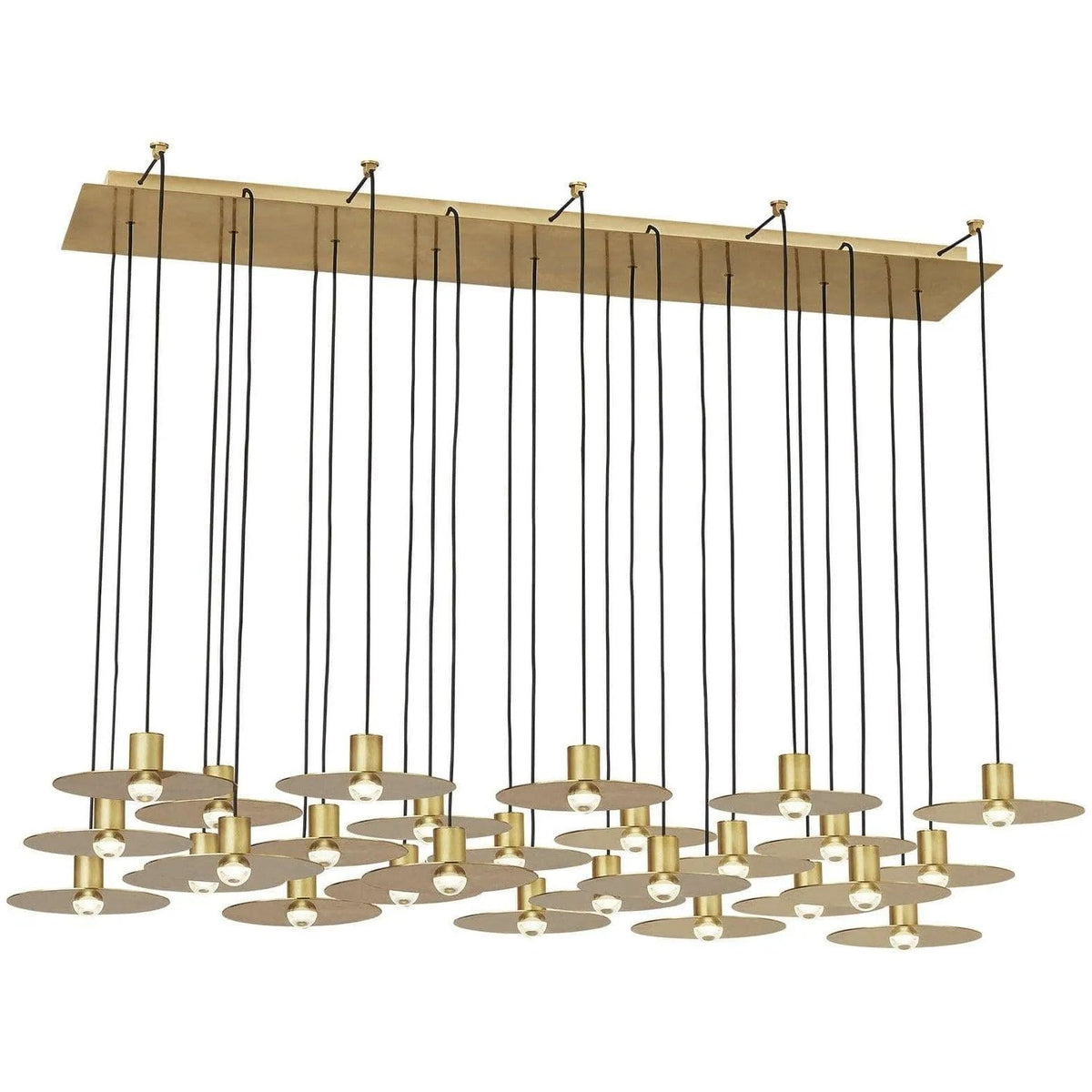 Visual Comfort Modern Collection - Eaves LED Chandelier - 700TRSPEVS27TNB-LED930120 | Montreal Lighting & Hardware