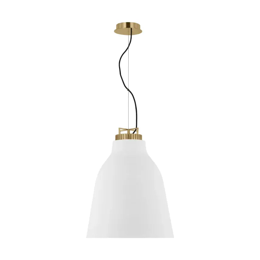 Visual Comfort Modern Collection - Forge Tall Pendant - SLPD12727WNB | Montreal Lighting & Hardware