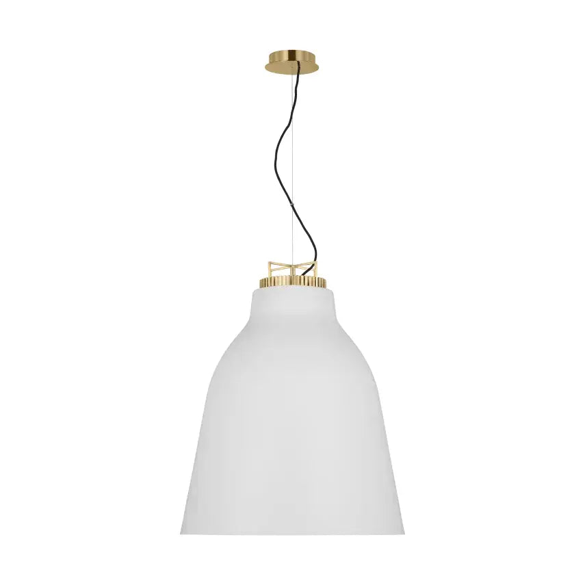 Visual Comfort Modern Collection - Forge Tall Pendant - SLPD12927WNB | Montreal Lighting & Hardware